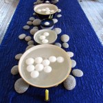 Water, stones and candles for Summer Solstice ritual