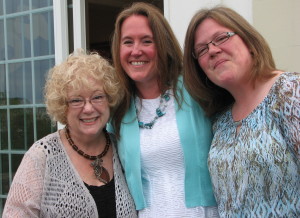CT Officiant Zita Christian with newlyweds Michele & Allison at the Mystic Art Center 