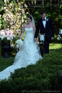 Newlyweds Lauren and Brian at the Lord Thompson Manor in CT